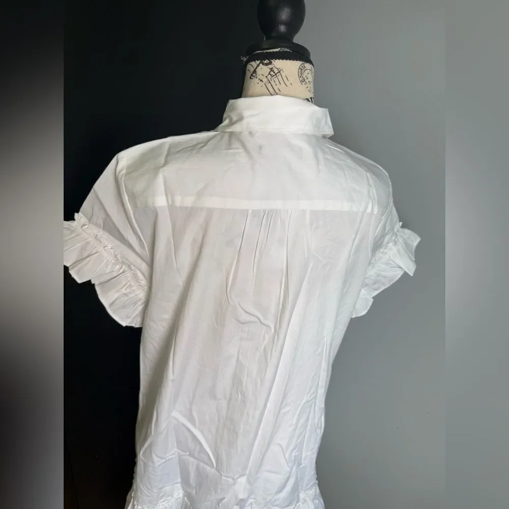 J.Crew Amelia shirtdress in cotton poplin NWT Size M